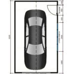 one car garage dimensions